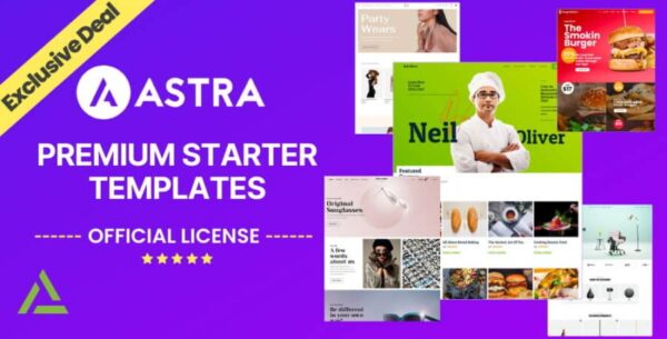 Astra Premium Starter Templates | Original License | One Time Payment – Exclusive Deal