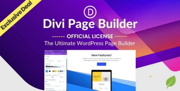 Divi Page Builder | Original License | One Time Payment – Exclusive Deal