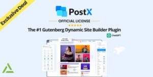 PostX Pro Gutenberg Dynamic Site Builder | Original License Activation | One Time Payment – Exclusive Deal