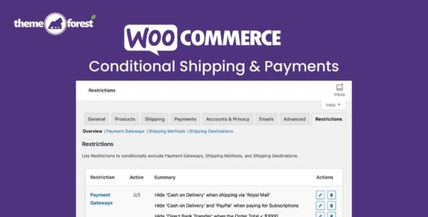 WooCommerce Conditional Shipping & Payments 3.0.1