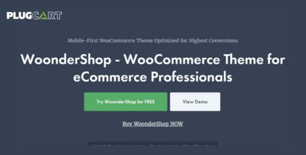 WoonderShop Theme | WooCommerce Theme for eCommerce Professionals 4.2.0