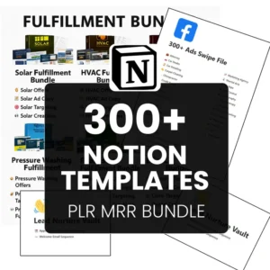 300+ Notion Templates Bundle