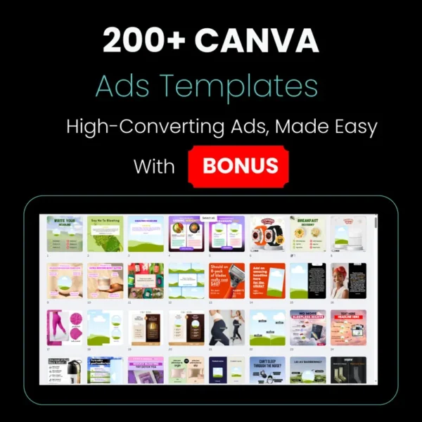 200+ Facebook & Instagram Ads Canva Templates – High-Converting Meta Ad Designs